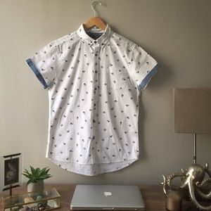 San Francisco Work Shirt Burger Pizza Short Sleeve